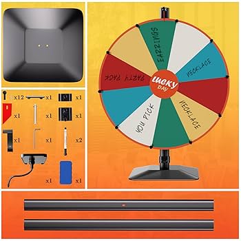 Amazon.com: Heavy Duty Prize Wheel, 24 Inch Dual Use Prize